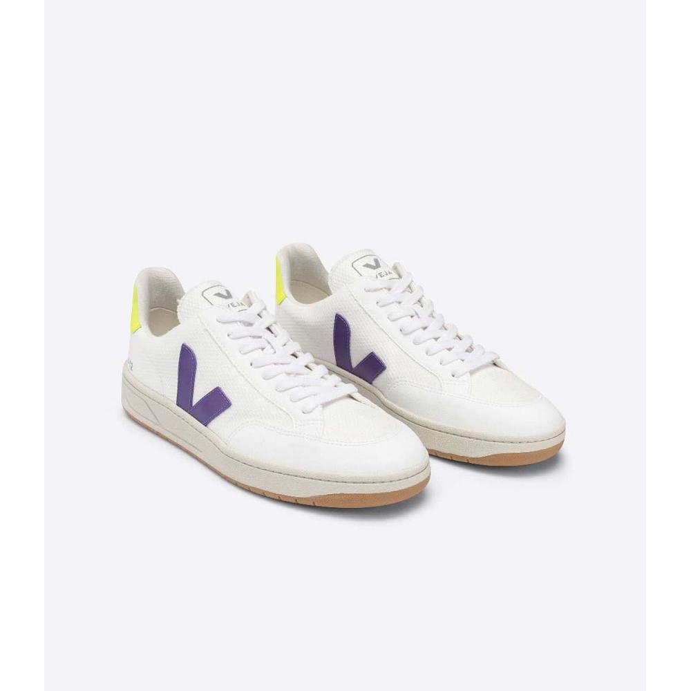 Pantofi Dama Veja V-12 B-MESH White/Purple | RO 581RVD